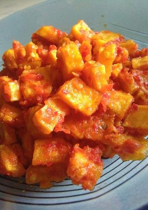 Foto resep Sambal goreng kentang pedas