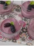 Cremoso de moras y queso