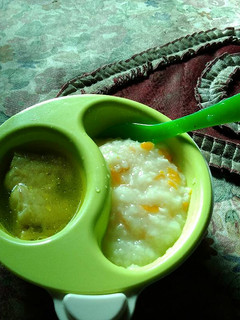 Foto resep Bubur wortel + gurame kuah kuning(MPASI)
