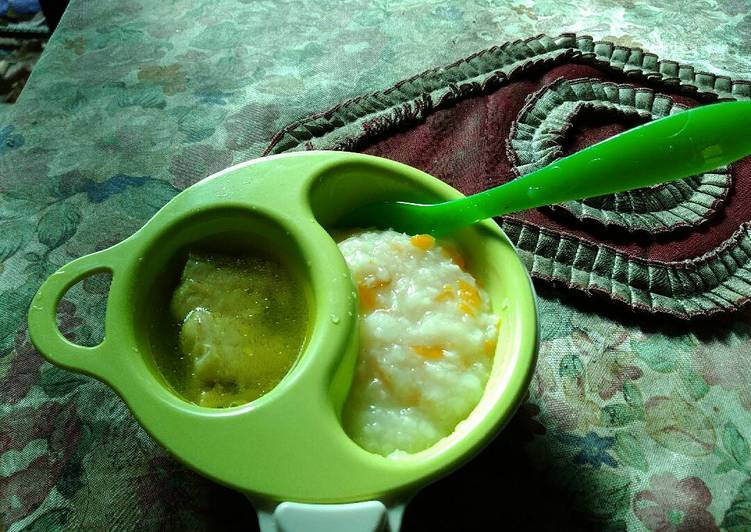  Resep  Bubur wortel gurame kuah  kuning MPASI  oleh Lenny 