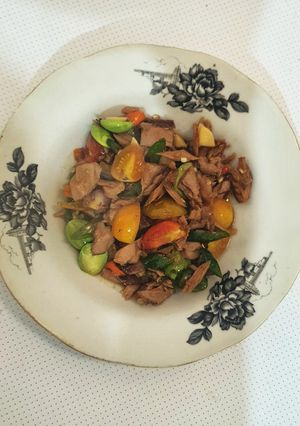 Foto resep Tongkol Pete Lombok Ijo