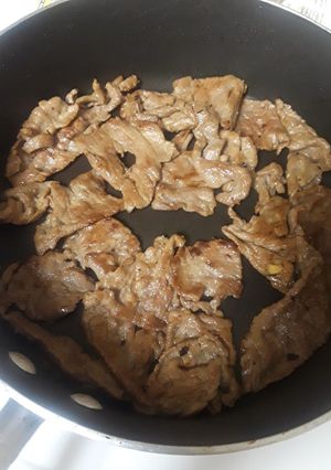 Hình của món Thịt bò áp chảo.