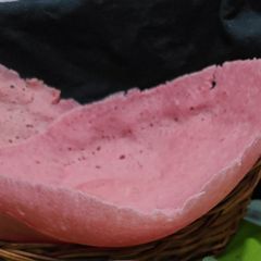 A picture of Beetroot appam.