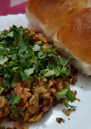 A picture of Morning bhurji.