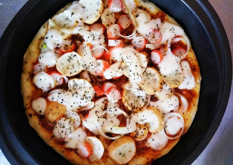 Pizza seafood