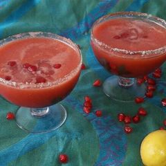 A picture of Pomegranate margarita.