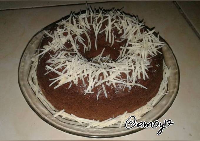 Brownies kukus Coklat Keju