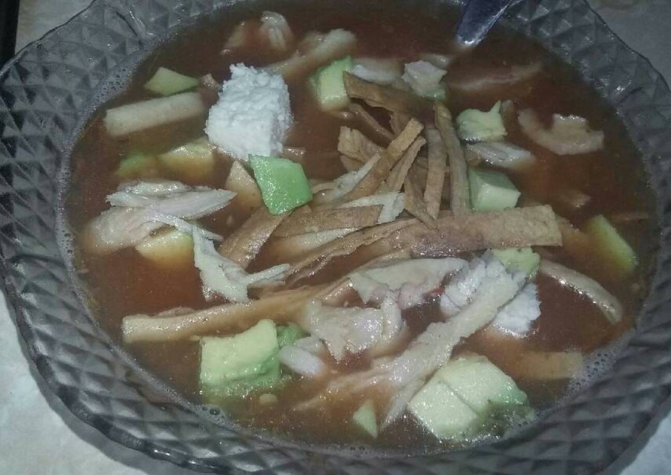 Sopa de tortilla