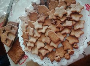 Una foto de Galletas masa seca navideñas