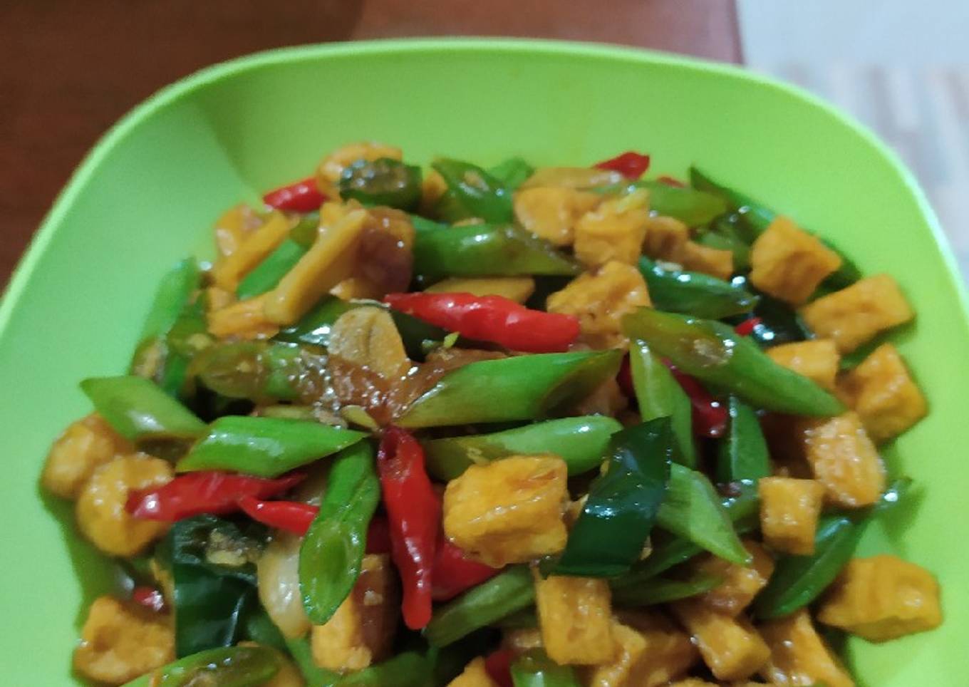 Tumis tahu buncis