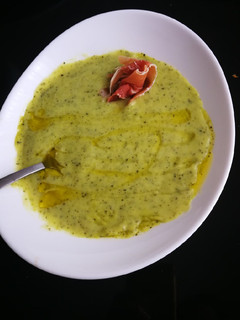 Una foto de Crema de calabacín