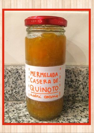 Una foto de Mermelada casera de quinotos!