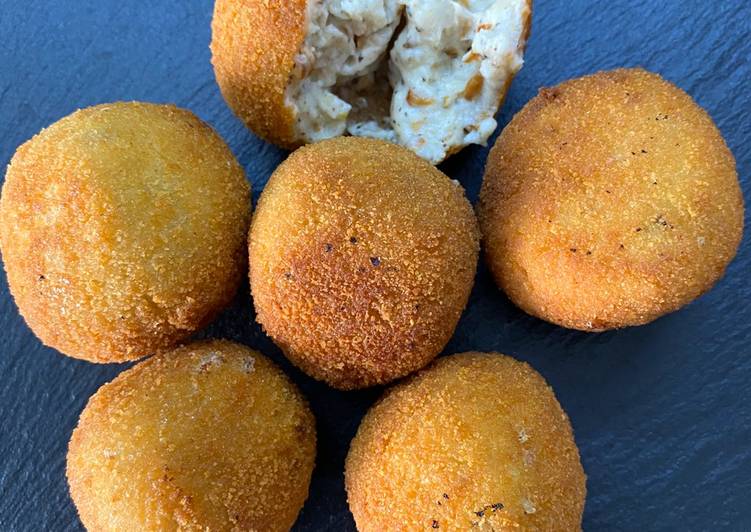 Croquetas De Setas y Trufa (Setas Nameko)