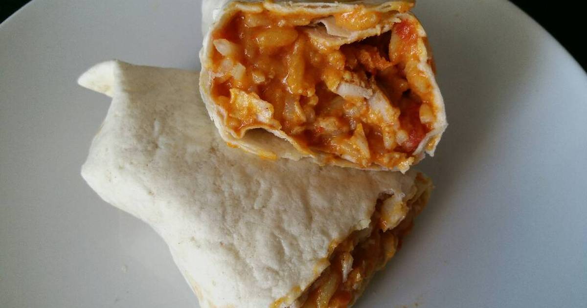 Burritos de pollo y arroz Receta de Spitarozmah Cookpad