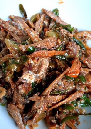 Foto resep 4. Oseng Teri Cabe Hijau