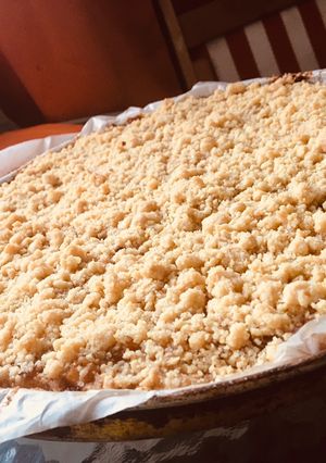 Una foto de Crumble de Manzana