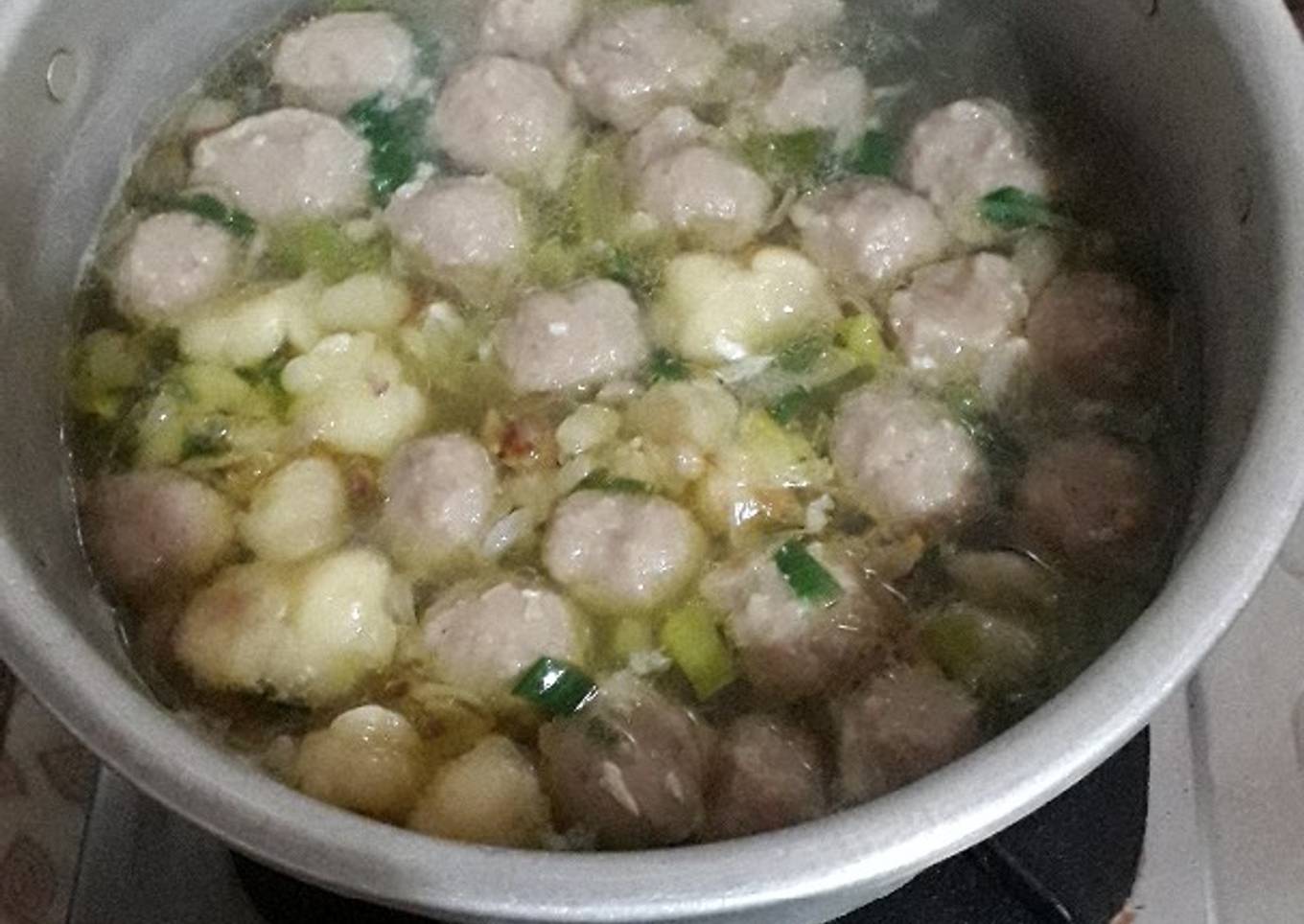 Bakso sapi kenyal lembut enak