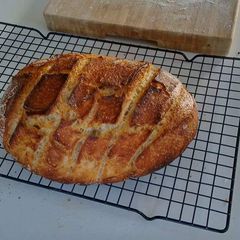 A picture of Sour Dough Bread - The Holy Grail of Home Bakers.