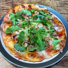 A picture of My Sausage Pizza 🍕.