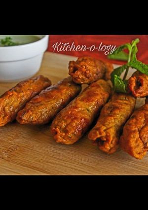 A picture of Seekh Kebabs.