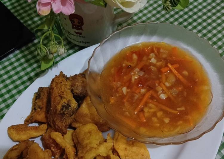 Resep Kakap dan ayam crispy saus asam manis no MSG, Menggugah Selera