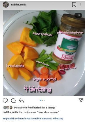Foto resep Mpasi 6 month difha