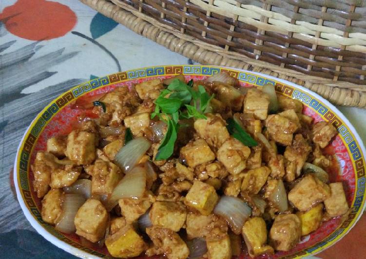 Tahu Telur Saos Tiram