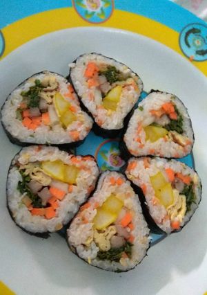 Foto resep Gimbap / kimbap (김밥)
