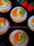 Pumpkin Fruit Donuts Eggless metode sponge