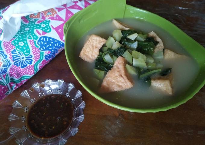 Bobor Bayam Jipang feat sambal gula merah