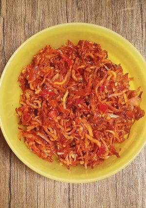 Foto resep Sambel Bawang Teri Medan