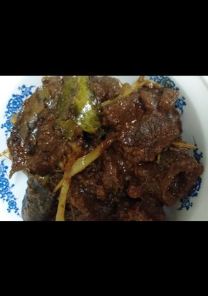 Foto resep Rendang bumbu instan