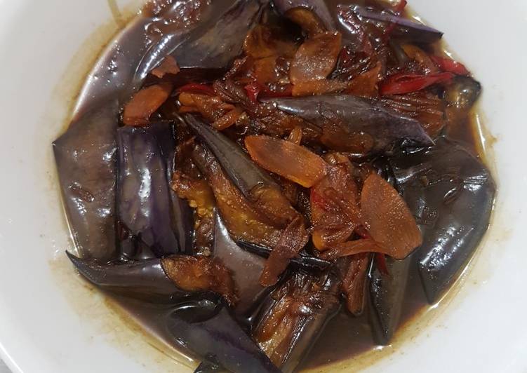 Cara Memasak Terong kecap Gurih Mantul