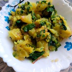 A picture of Aloo ki sabji.