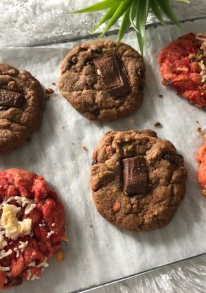 Foto resep Cookies melted choco & redvelvet