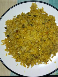 A picture of Jellof Rice.