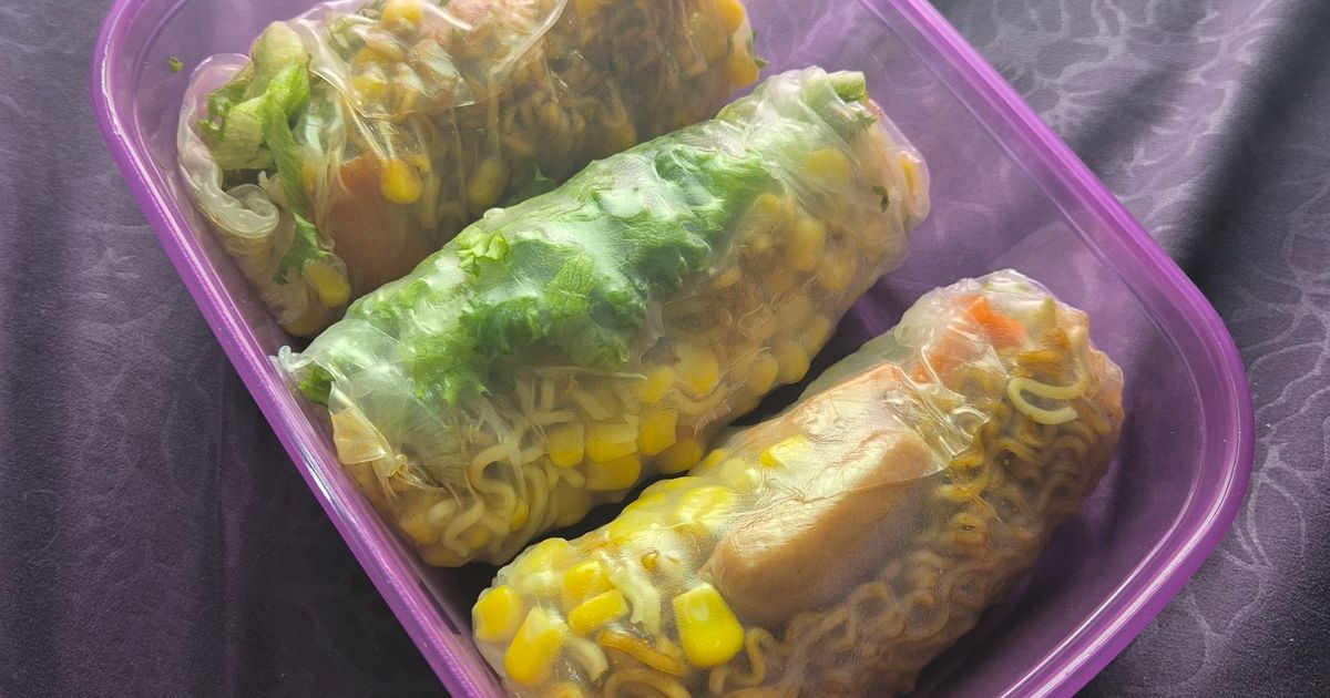 Spring Roll Vietnam Mie Sayur (goi cuon kw) untuk diet