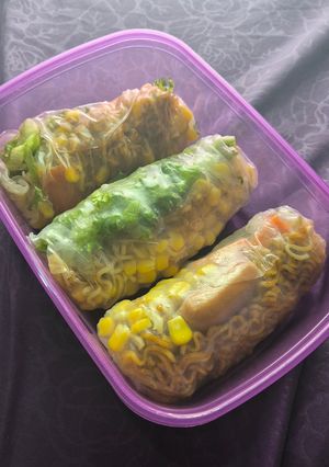 Foto resep Spring Roll Vietnam Mie Sayur (goi cuon kw) untuk diet
