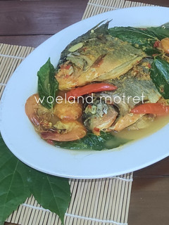 Foto resep Bawal Kuah Daun Waung/Singkil