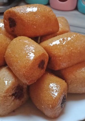 صورة لوصفة مقروط لعسل مقلي