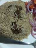Beef pilau with tinge of coconut