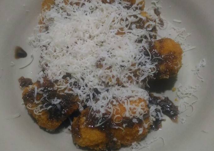 Cara Gampang Menyiapkan Pisang goreng krispy, Enak Banget