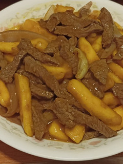 Foto resep Daging sapi tumis mangga