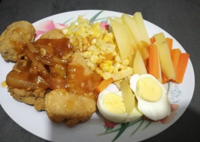 Steak ayam sederhana