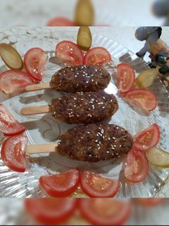عکسی از دستور کتلت کنجدی