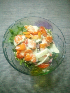 A picture of Vegetable salad.