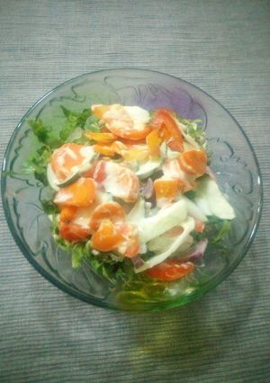 A picture of Vegetable salad.