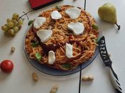 Una foto de pasta salsa barbacoa