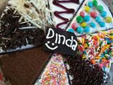 Brownies pizza