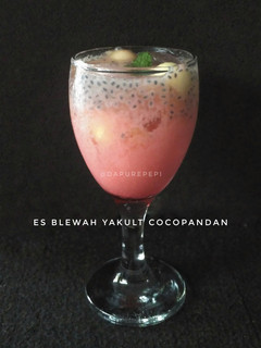 Foto resep Es Blewah Yakult Cocopandan 🍹